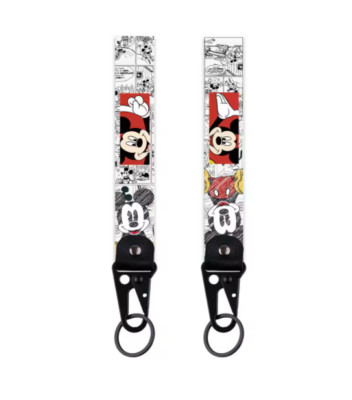 20pcs mickey cute Key Tag Keychain Keychain For Car Keys Backpack Key Ring 15cm