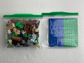 LEGO Minecraft The Farm Set 21114 includes Steve, Skeleton, Sheep, and Cow