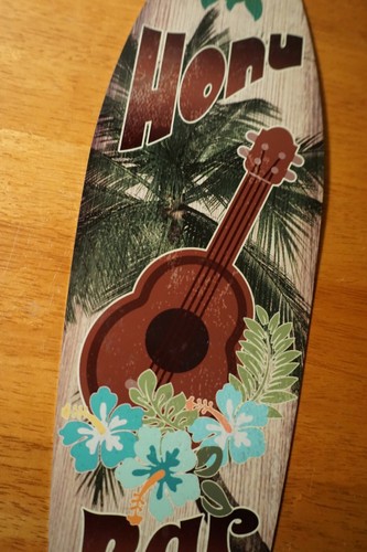 HONU BAR Turtle Ukulele Coconut Tropical Drink Sign Tiki Beach Surfboard Decor - Picture 3 of 5