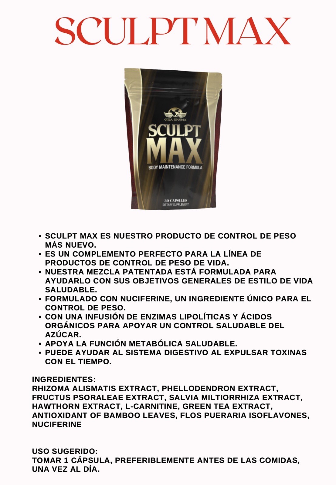 Vida Divina Sculpt Max