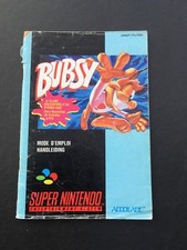 Notice Super Nintendo Bubsy FAH, Correct Condition