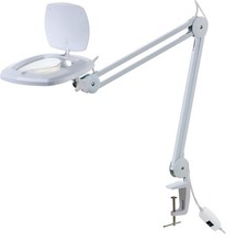 LED Lupenleuchte 3D mit Tischklemme 80 LED´s...