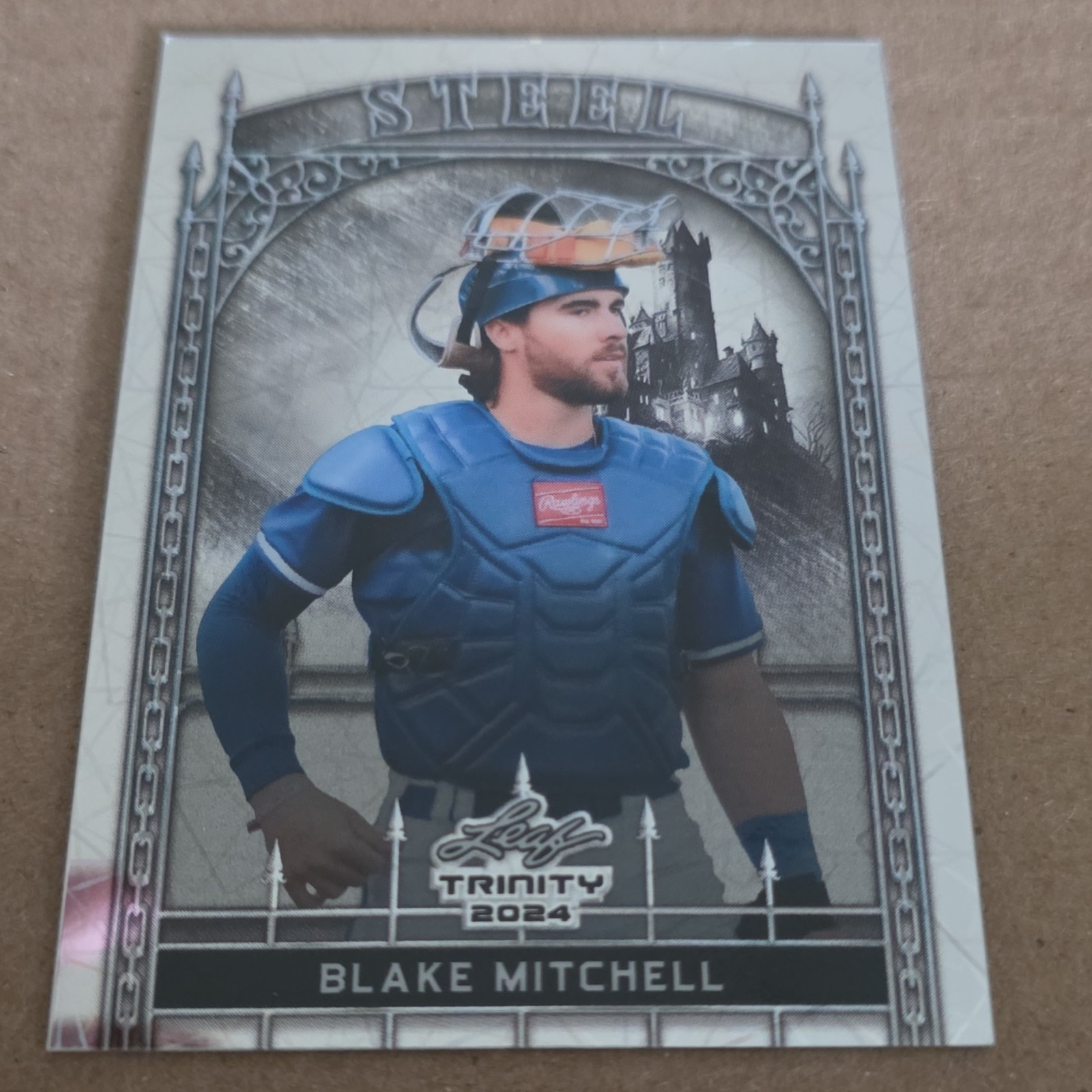 Leaf Trinity Mega Box 2024 Blake Mitchell Steel #S-6 Kansas City Royals /290