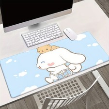 40 90cm1pc Extra Large XXL Sanrio Cinnamoroll Desk Mat - Non-Slip Rubber Base,