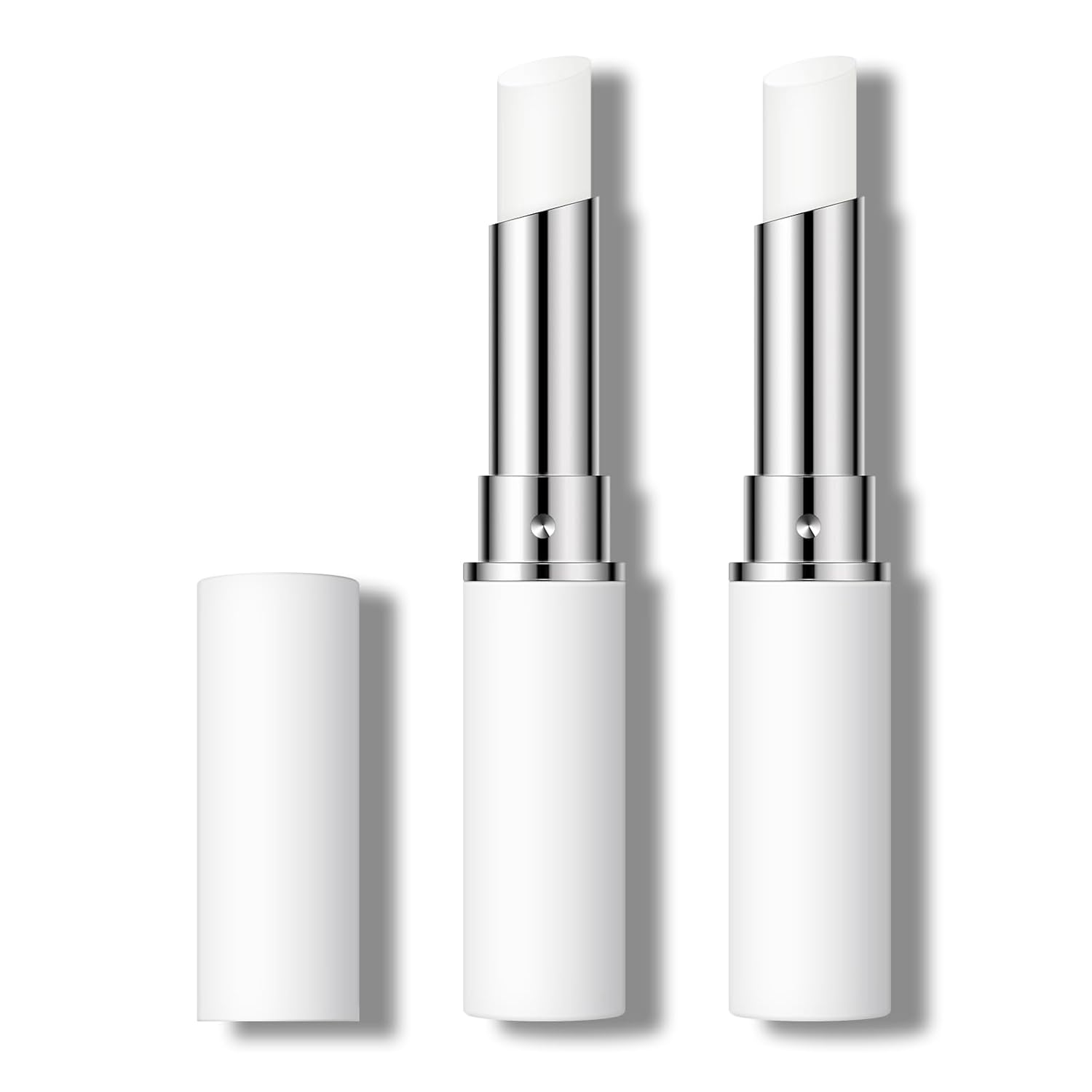 2 Pcs Lip Primer, Colorless Tint, Smoothes and Refines Lips, Moisturizing Primer