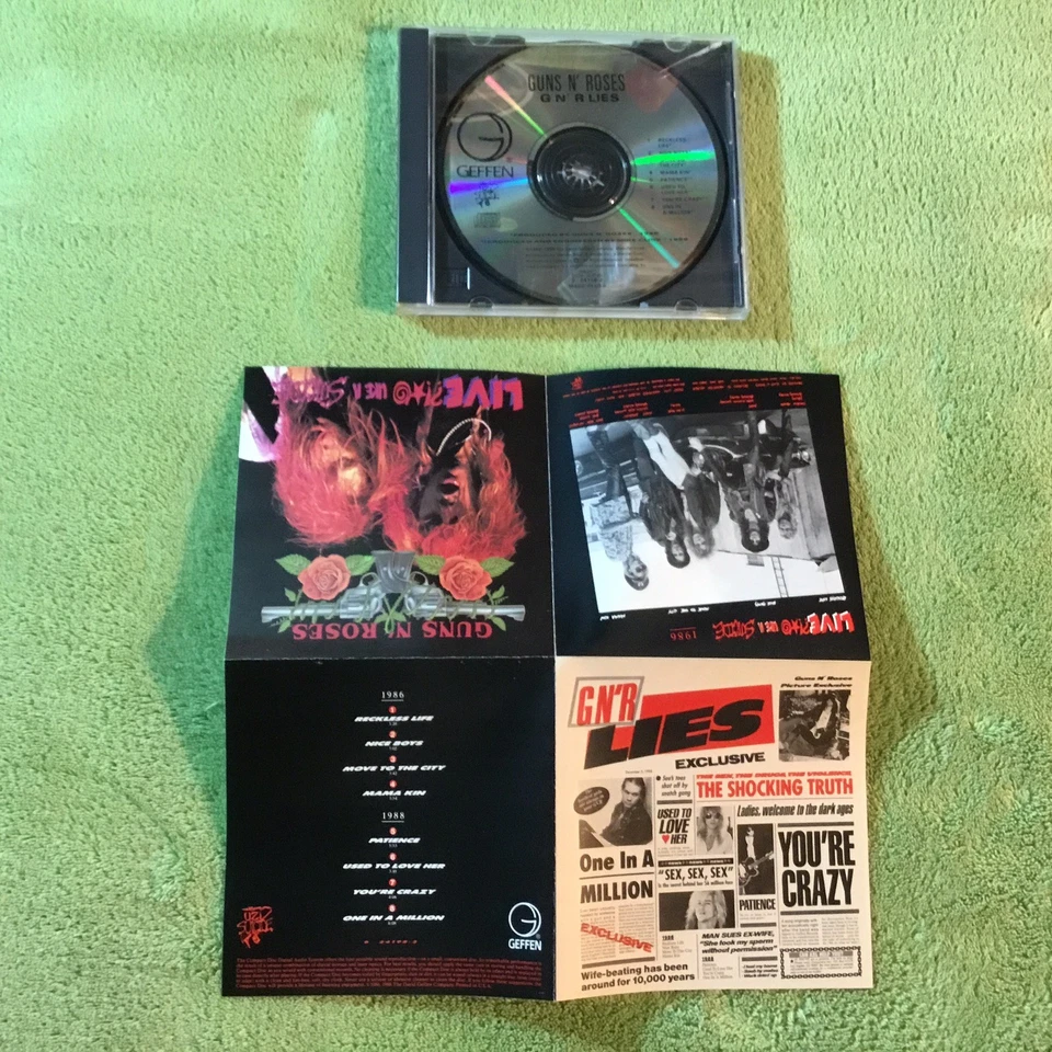 Guns N' Roses, G N' R Lies  (Scarce TCL)  DIDX-004145 1 🝊🝊🝊🝊🝊🝊 [barcode] - Image 2 of 4