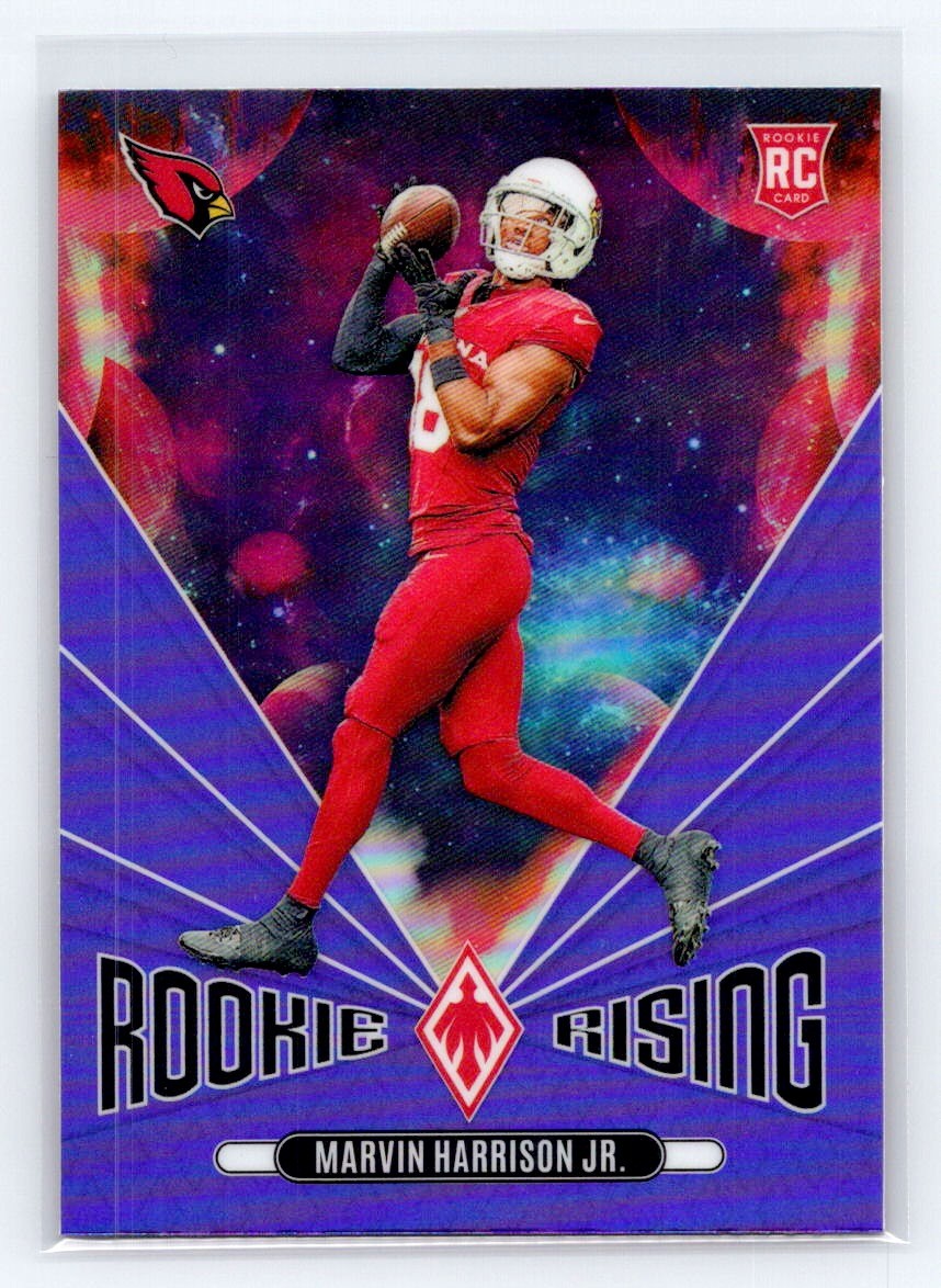 2024 Panini Phoenix #RR-MHJ Marvin Harrison Jr. Rookie Rising Purple