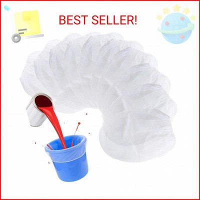 Sukh 10PCS Paint Strainer Bag - 5 Gallon Paint Filter Strainer Bucket with Elast