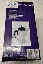 Kaffee- und Tee-Zubereiter aus Glas 1000 ml, "Schott-Duran" von BORAL - neu