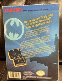 Batman: El Videojuego nintendo nes SIN MANUAL en caja alquiler anterior