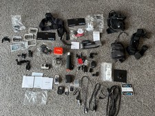 GoPro HERO4 Silver Bundle Massive Accessory lot Case, Mounts, some New  more 