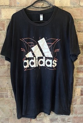 Adidas Graphic T-Shirt Gr. XL 46'' schwarz 100% Baumwolle Future Courts Basketball