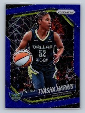 2025 Panini Prizm WNBA #130 Tyasha Harris Blue Velocity Prizms