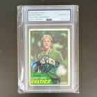 Topps 1981-82 Larry Bird Celtics #101E Autographed PSA/DNA Certified