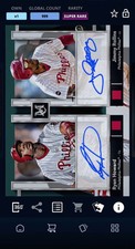 Digital Topps Bunt 2024 Museum Collection Dual Auto Ryan Howard Jimmy Rollins