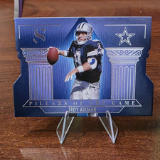 2025 Panini Silhouette Troy Aikman Cowboys Pillars Die-Cut Insert #23 NFL