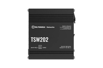 Teltonika Networks TSW202000000 Managed Switch   8-Port PoE+ 2x SFP Glasfaser