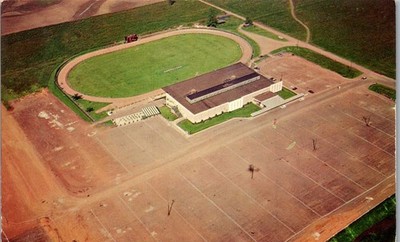 Vintage Postcard Aerial View Southland Greyhound Park Track Races Memphis AR