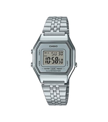 CASIO Armbanduhr LA680WEA-7EF Digital Casio Collection Vintage Retro Metallband