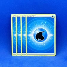 Pokémon Basic Water Energy SWSH09: Brilliant Stars Regular (x4) 2022