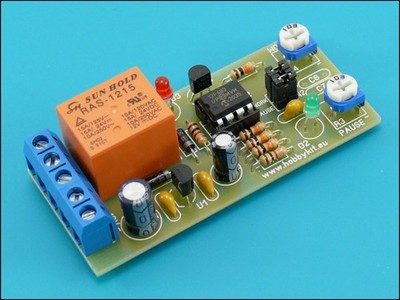 12V Cyclic Time Timer Relay Adjustable 1-120 Sec Min ON OFF Repeat Module HK1583