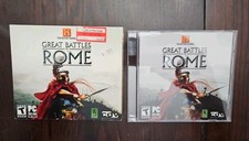 GREAT BATTLES OF ROME FOR PC-DVD SOFTWARE in Excellent Condition Fast Shipping 