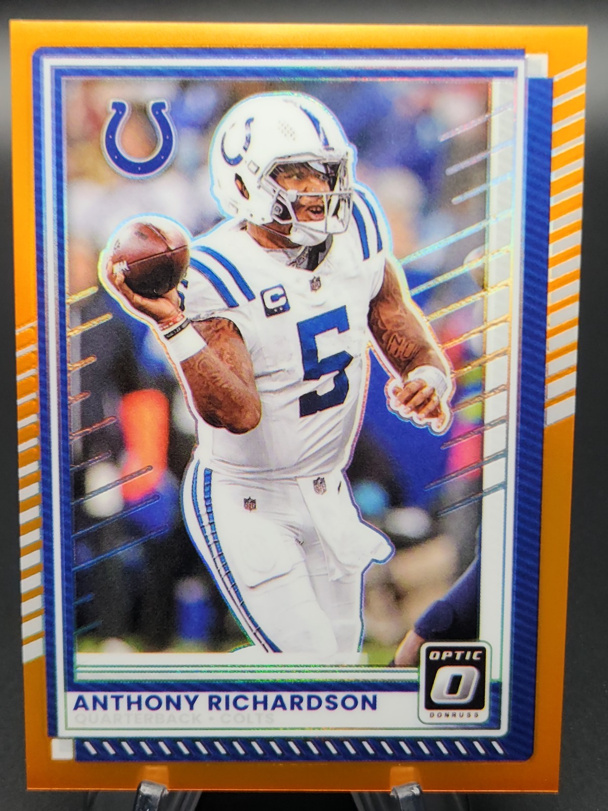 Anthony Richardson 2025 Panini Donruss Optic Orange 152/299