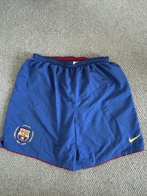 Barcelona FC Herren Vintage 2007 2008 50. Jubiläum blau Shorts Medium Nike