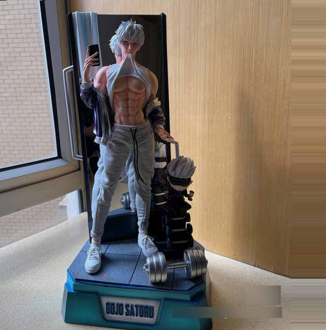 Dtalon Studio Jujutsu Kaisen Gimnasio Gojo Satoru Resina Modelo En Stock H53.5cm Anime