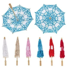 Handmade Lace Parasol Wedding Bridal Flower