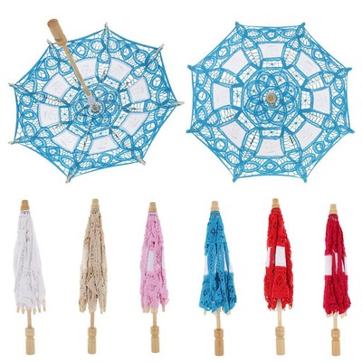 Handmade Lace Parasol Wedding Bridal Flower
