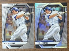 RYNE SANDBERG 2025 PRIZM #118 BASE & SILVER PRIZM CUBS HOF RIP!