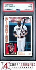 1984 TOPPS #775 DAVE PARKER PIRATES HOF PSA 9