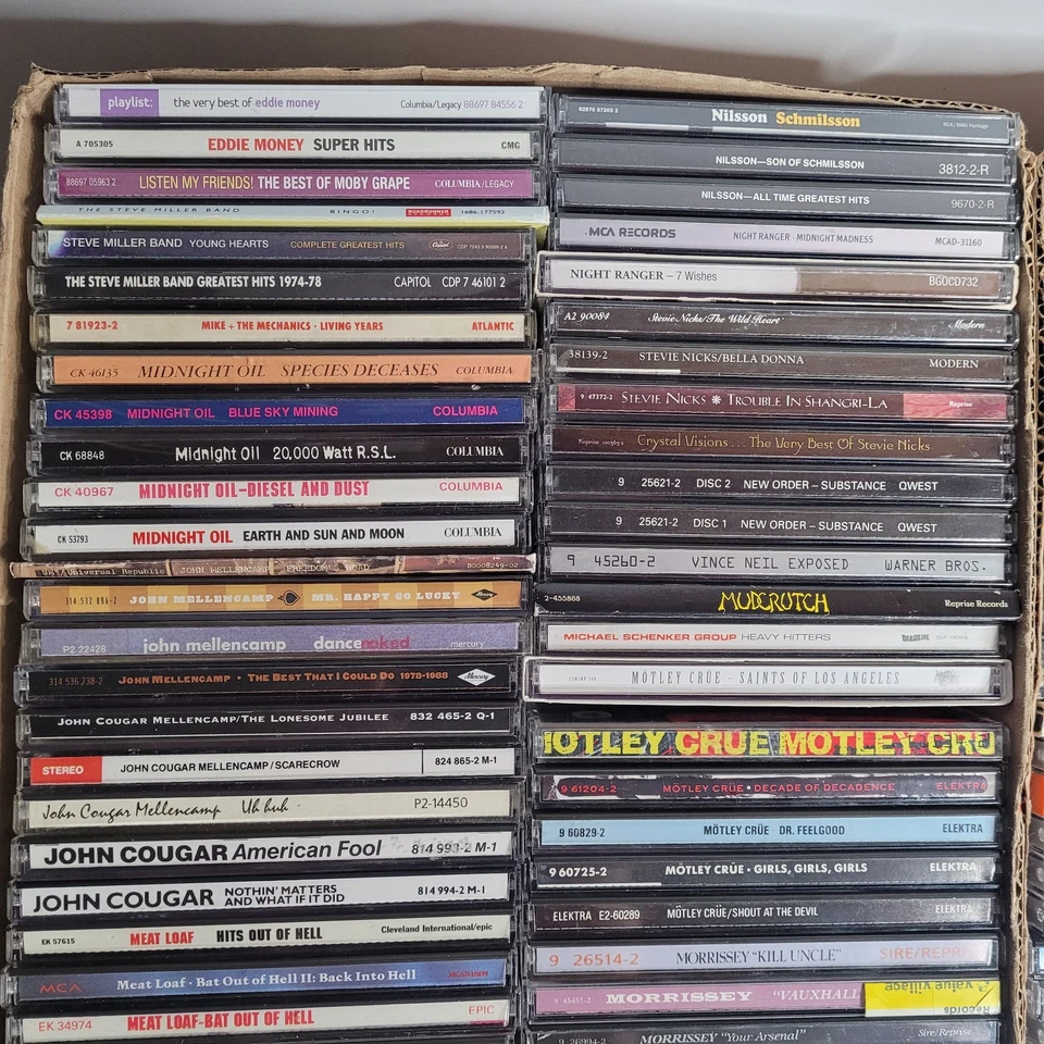 M-R Classic Hard Rock Prog Garage New Wave 80's 70's Build Your Own CD Lot A-Z Foto 3 de 4