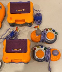 SEGA PICO VSMILE LEAPSTER LOT CONSOLES CONTROLLERS EDUCATIONAL TOYS UNTESTED