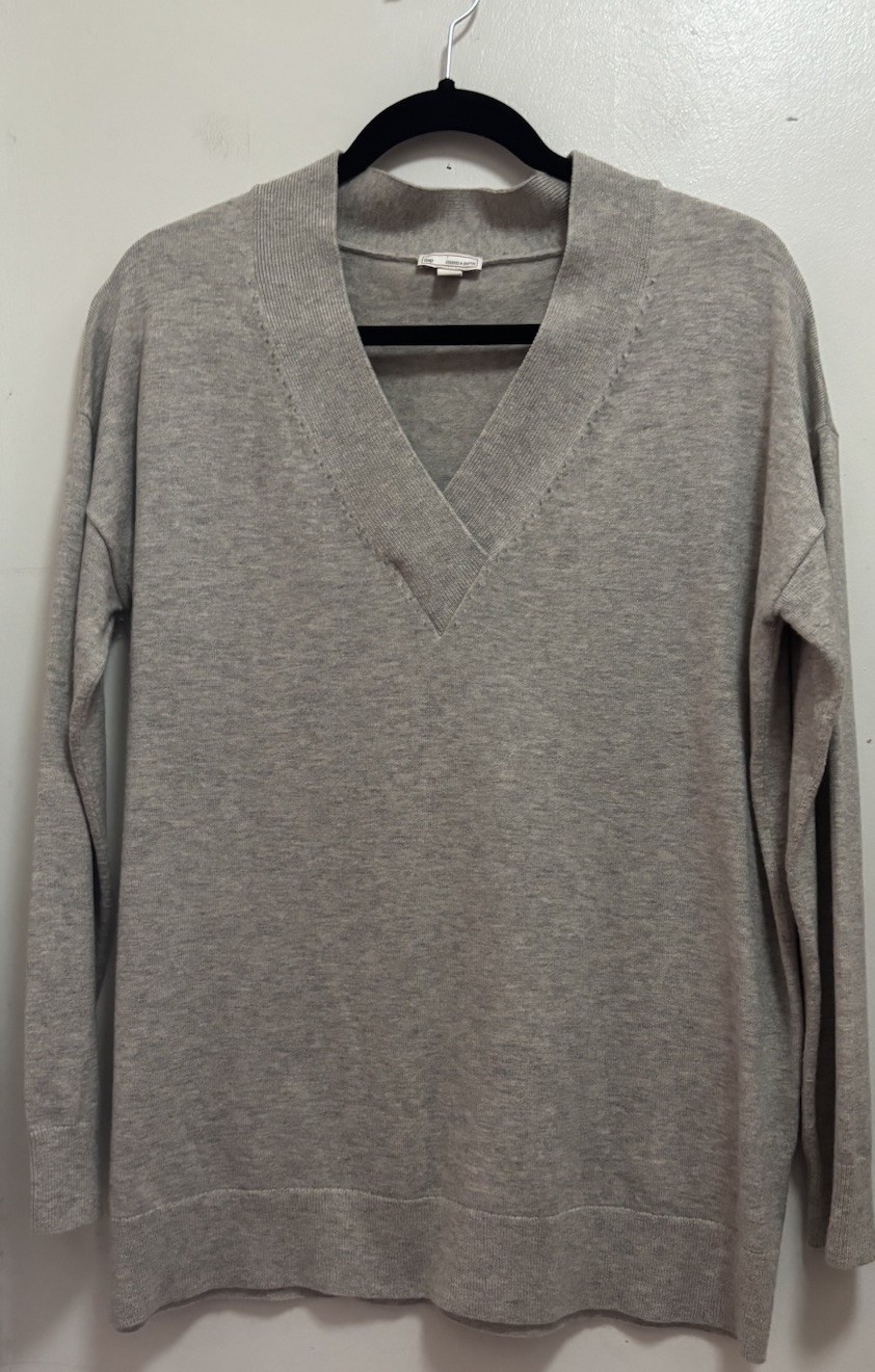 Gap Designed Crafted Wool Blend Heather Gray Beig… - image 1