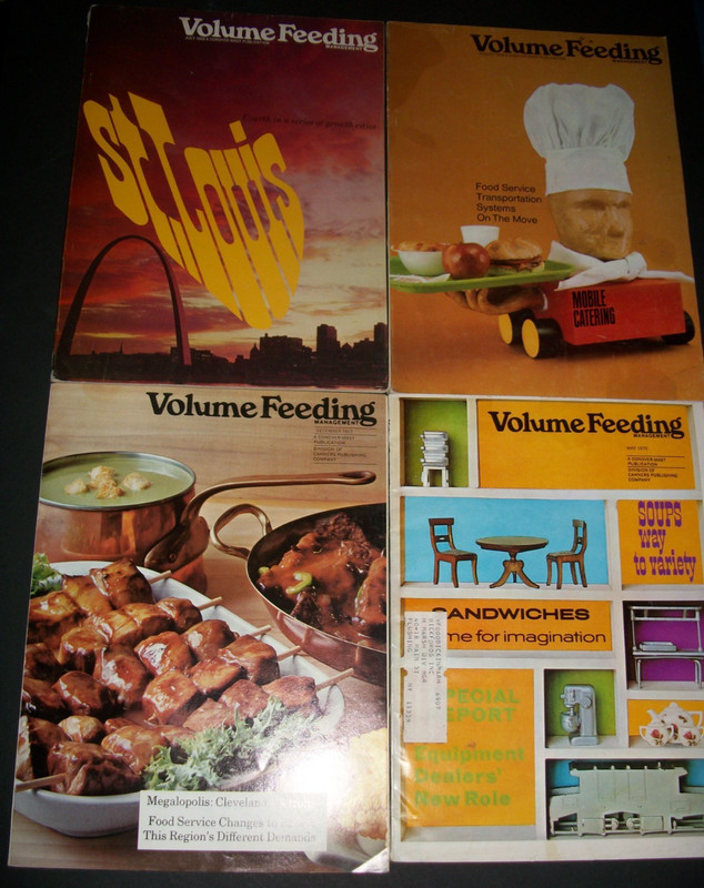 Set Lot 4 issues VOLUME FEEDING MANAGEMENT MAGAZINE