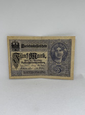 Banknote / Deutsches Kaiserreich / 5 Mark 1917 / sehr sch&ouml;n, F-VF / P.56