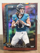Topps 2025 Chrome Trevor Lawrence #138 Football Leather Jaguars NFL Football