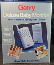 Vintage Gerry Deluxe Baby Safetronics Monitor Model 602 Two Channels Tested