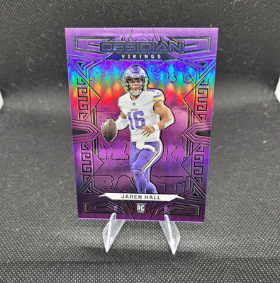 Panini 2023 Obsidian Jaren Hall Vikings Rookie Jersey #165 Parallel /13