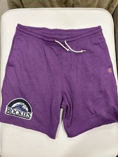 Colorado Rockies Homage Sweat Shorts Men’s Large (purple)