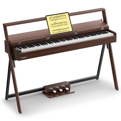 E-Piano 88 Tasten Gewichtet Donner OURA R300 Bluetooth Klavier Halbpedal