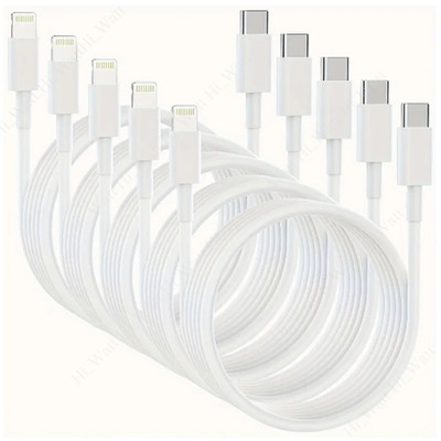 5x PD USB Type C USB C Fast Charger Cable For iPhone 14 13 12 11 XR XS Max 8 7