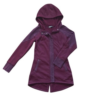 The North Face Recover Up Maroon Quilted Jacket Coat Size Small VGC