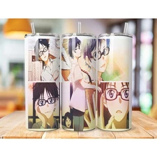 Drinkware 20 OZ Your Lie in April Kosei Arima Portable Drinking Tumbler