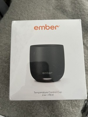 Ember Temperaturregelung Smart Cup 6 Unzen schwarz 