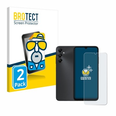 2x Schutzfolie Matt für Samsung Galaxy A05s Displayschutz Antireflektierend