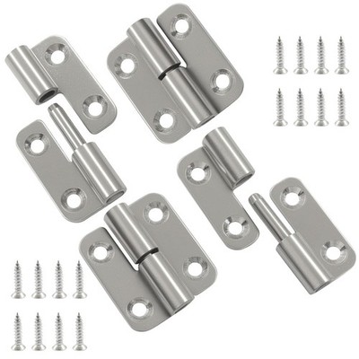 Jiozermi 1.5 Inch Detachable Door Hinge, 4 Pcs