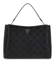 Guess Tisha Girlfriend Satchel Handtasche Tasche Black Logo Schwarz